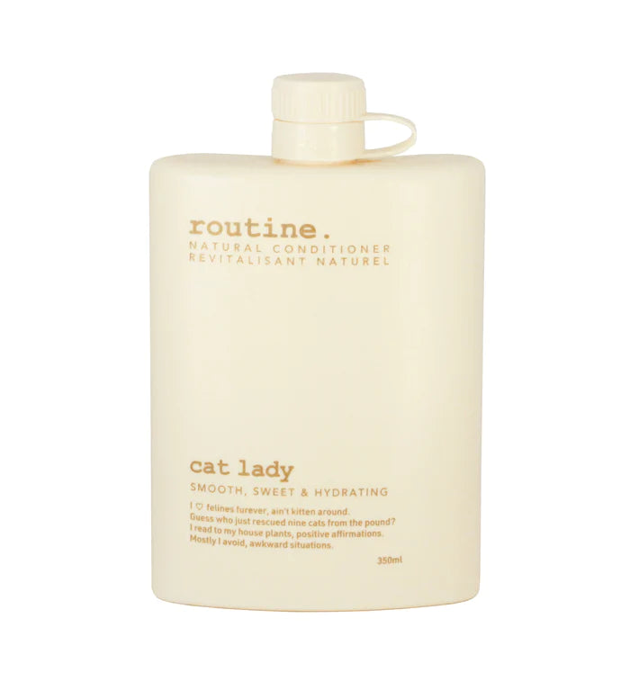 routine. Cat Lady natural conditioner