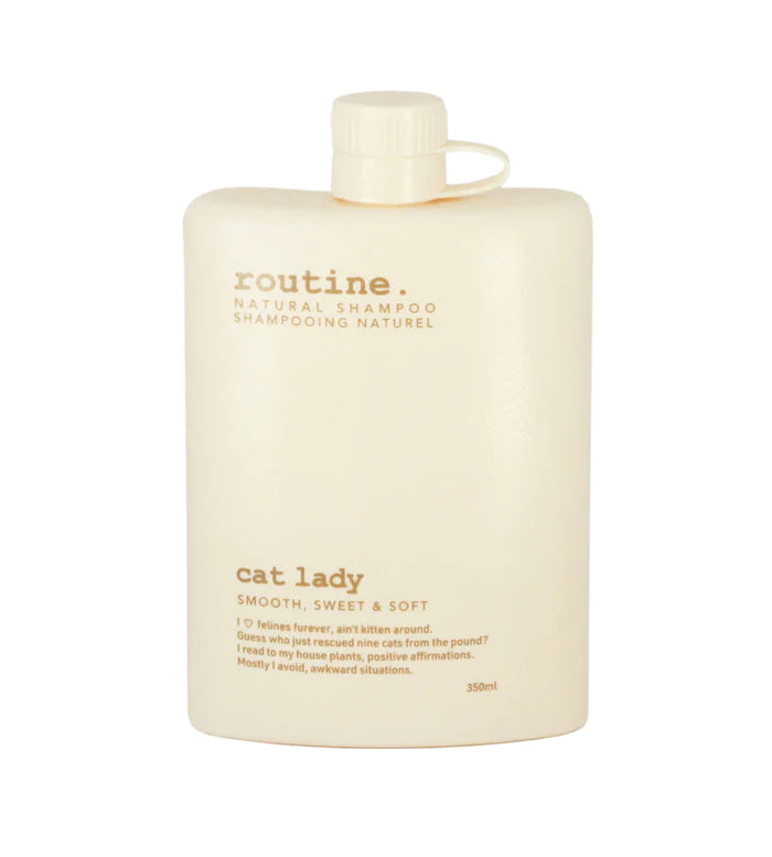routine. Cat Lady natural shampoo