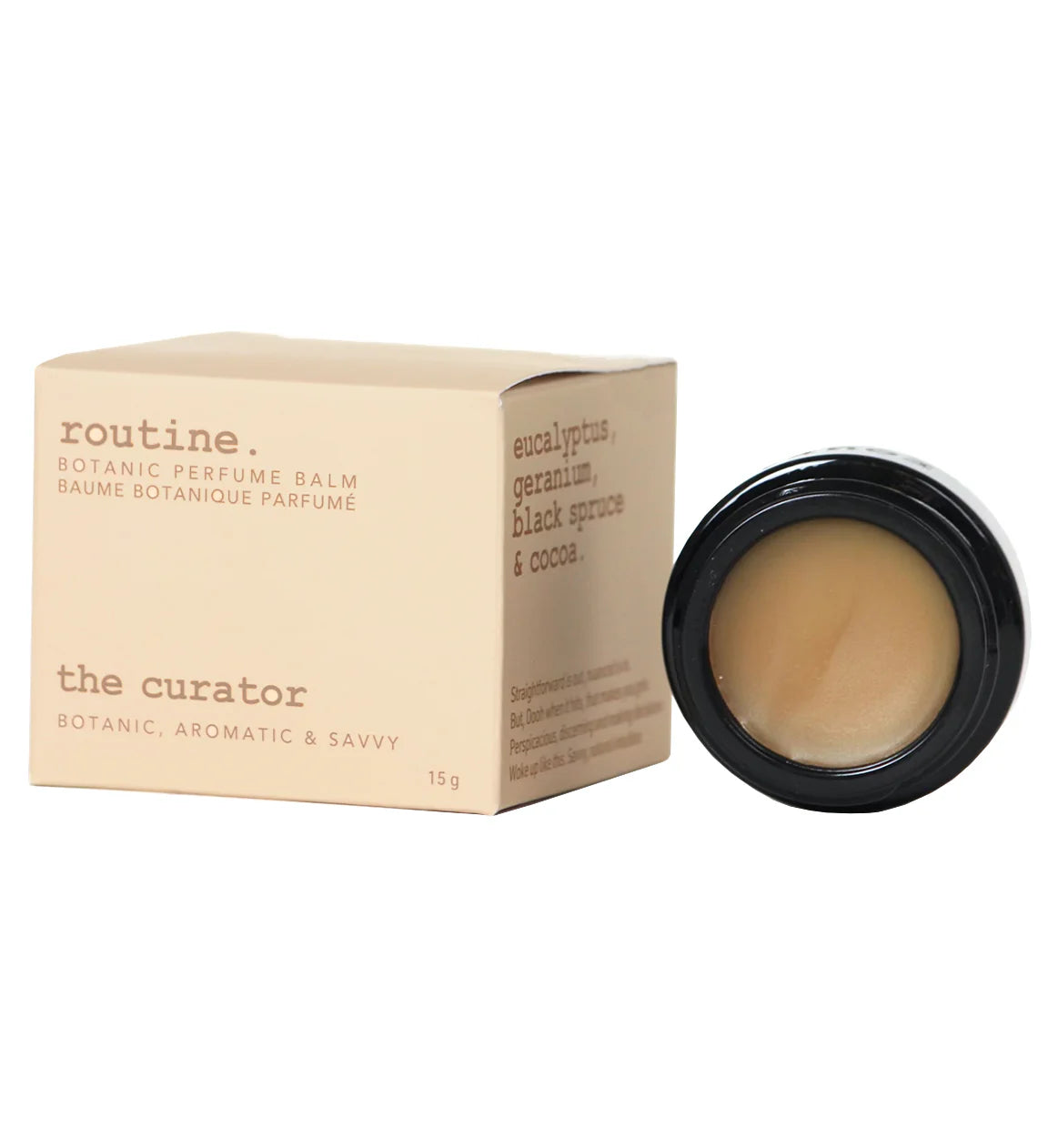 routine. The Curator Perfume Balm