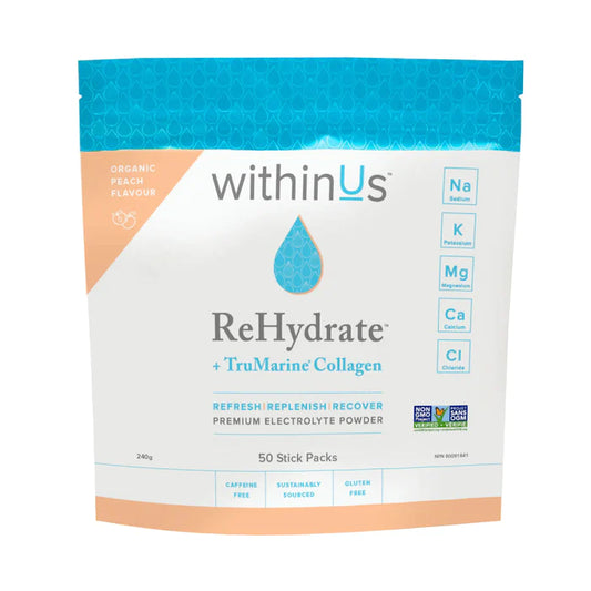 Rehydrate TruMarine Collagen stick packs (50) Peach