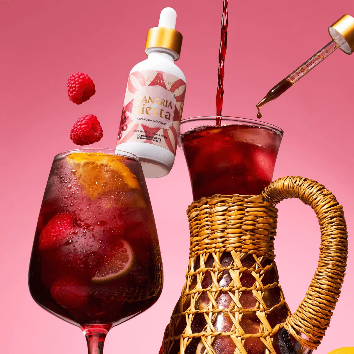 Mushroom Mocktails Sangria