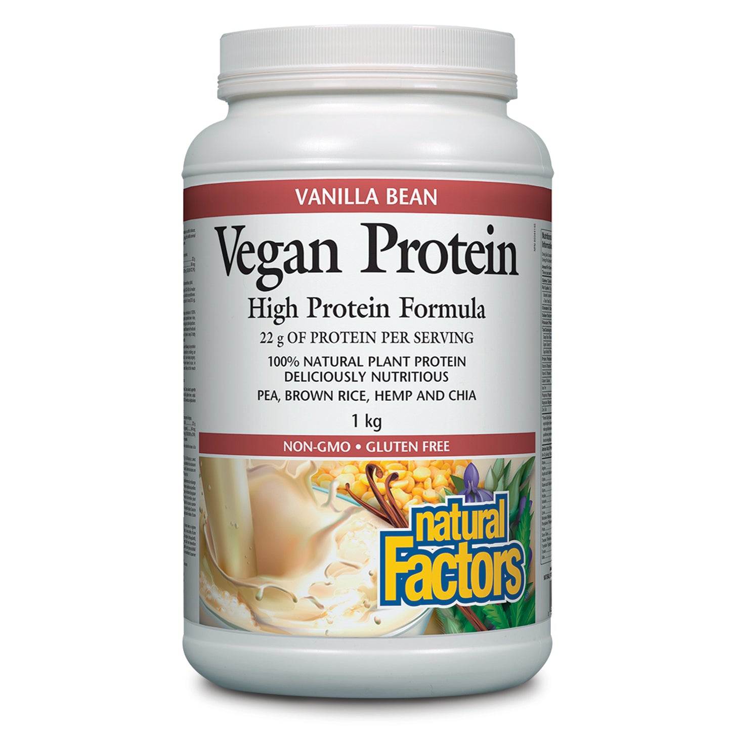 Natural Factors Vegan Protein ( Vanilla Bean)