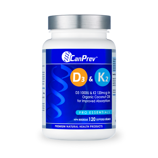 CanPrev D3 & K2 Capsules