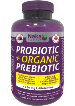 Naka Probiotic + Organic Prebiotic