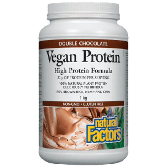 Natural Factors Vegan Protein Double Chocolate